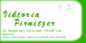 viktoria pirnitzer business card